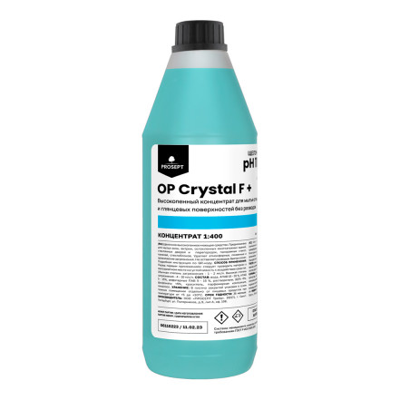 OP Crystal F+ PROSEPT 1 л Высокопенное средство для мытья стекол и зеркал 
