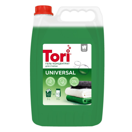 Гель для стирки Tori Universal Профлайн 5 л канистра