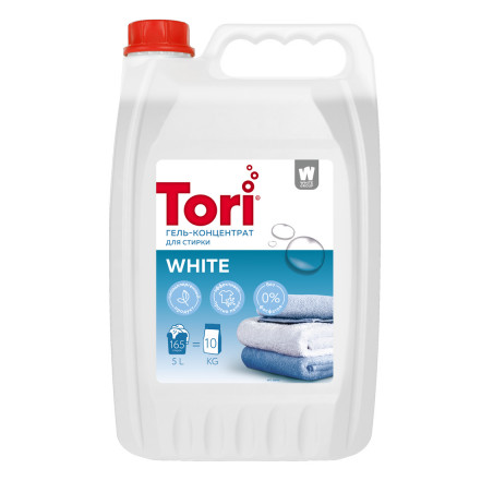 Гель для стирки Tori White Профлайн 5 л канистра